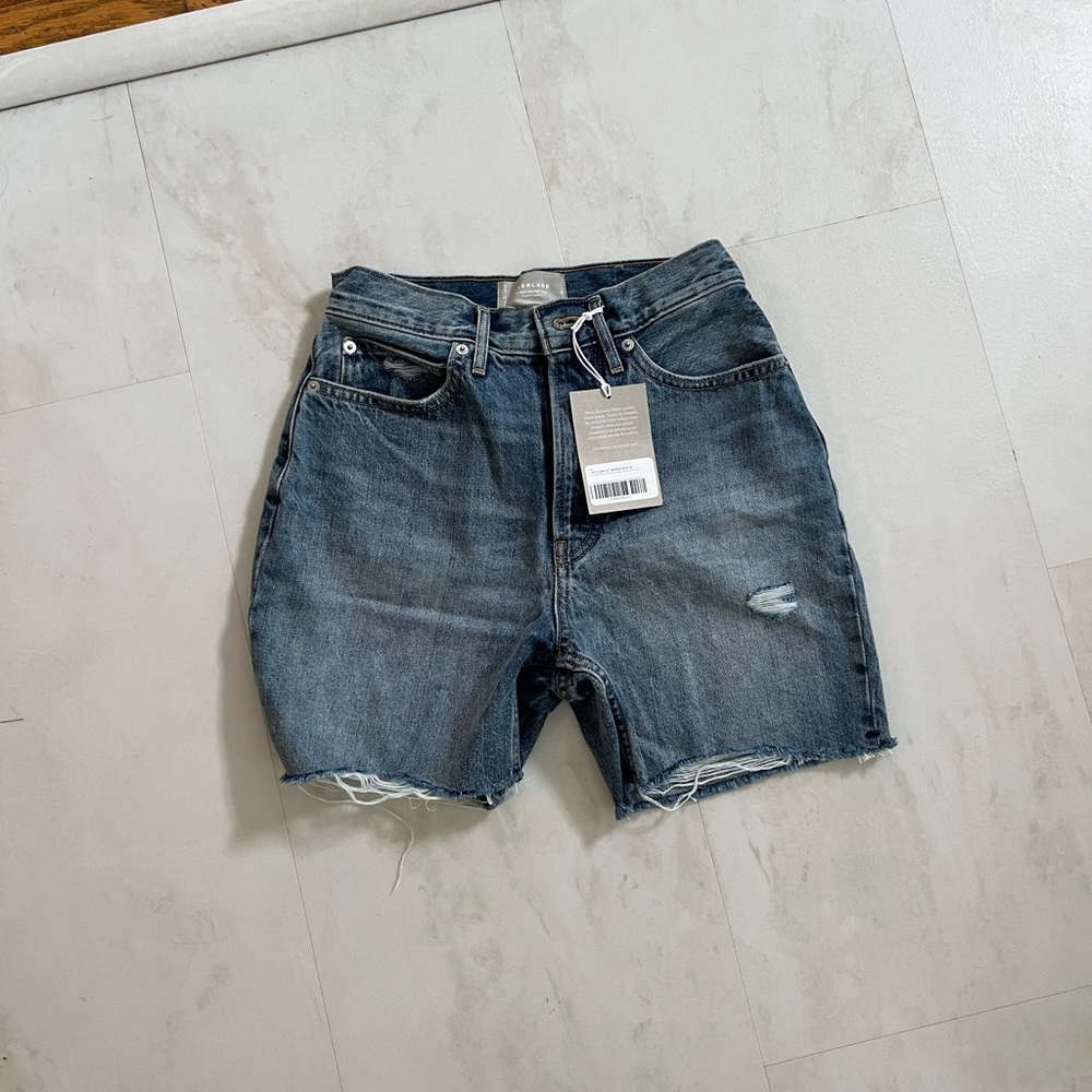 NWT Everlane denim shorts size 25